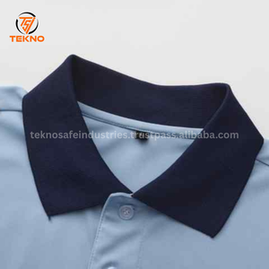 Polo réfléchissant à ajustement confortable à séchage rapide respirant coton polyester spandex sécurité vêtements de travail réfléchissants uniforme OEM - Product Image 2