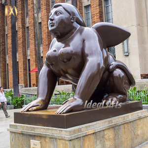 Ideal Arts Grand jardin extérieur en bronze fernando <span class=keywords><strong>botero</strong></span> grosse dame sculptures reproductions - Product Image 3