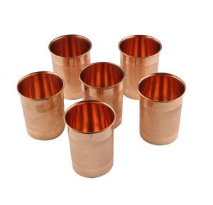 Simple Design <b>Copper</b> <b>Glass</b> Home and Kitchen Water <b>Glasses</b> for Home Wedding and Party Used Metal. - Product Image 6