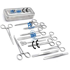 Juego de Cirugía Menor Manual de Acero con Logotipo Personalizado de Primera Calidad con Diseño OEM - Certificado CE PKDEN INDUSTRY - Product Image 1