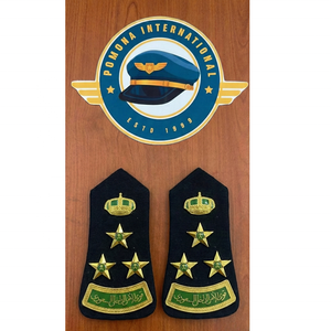 Épaulettes de grade d'épaule d'Arabie Saoudite |   Épaulettes personnalisées |   Rangements pour uniformes |   Épaulettes - Product Image 1