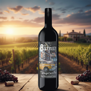 Rượu vang đỏ bán ngọt, đường phố số 8, 100% Tempranillo, 12% Vol cồn, giống nho Tây Ban Nha, 0,75 lít, từ Castilla La Mancha. - Product Image 5