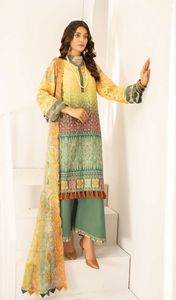 Stitch inde pakistanaise été meilleure qualité femmes Punjabi Salwar Kameez pelouse Kurti couleur personnalisée fête porter des robes de mariée - Product Image 2