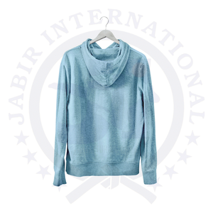 Sudadera con capucha de algodón 100% de gran tamaño para hombre, jersey con hombros caídos, ropa de calle, sudaderas con capucha sólidas de invierno con diamantes de imitación digitales - Product Image 2