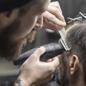 Tondeuse à cheveux sans fil 2500 mAh étanche IPX7 avec lames réglables en acier inoxydable pour la collection de tondeuses électriques - Product Image 1