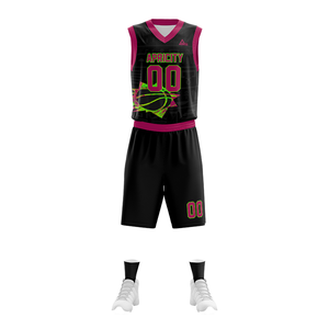 Conjunto de Uniforme de Baloncesto Ecológico Personalizado, Transpirable, de Malla de Poliéster, Antibacteriano, Ropa Deportiva de Equipo, Conjuntos de Uniformes OEM - Product Image 4