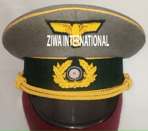 WW2 WWII Đức OFFICER M43 Mũ trượt tuyết bởi erel SS oakleaf Camo hat SS okaleaf Camo hat SS VT Mũ bảo hiểm đề can chung Visor - Product Image 4