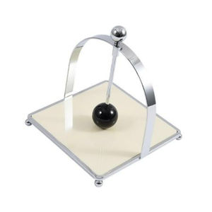 Porte-serviettes de table d'hôtel, grande qualité, porte-serviettes en métal rose doré avec bras lesté, support décoratif pour mouchoirs - Product Image 4