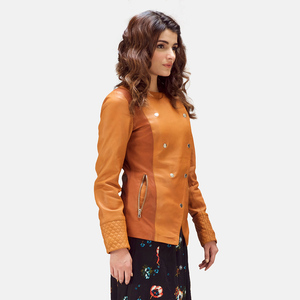 New Arrival Design <b>Winter</b> Women <b>Leather</b> <b>Jackets</b> Zipper Design Outwear Fashion Female <b>Jacket</b> by Standard International - Product Image 5