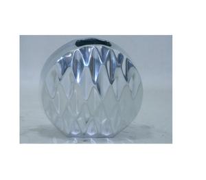 Luxury Design High Quality Italian Flower Vase Set of Two <b>Pot</b> Aluminum Silver Finishing For Home Decore Living Room & Bed Room - Product Image 6