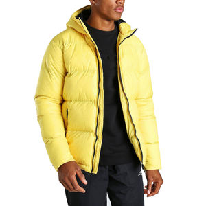 Chaqueta Acolchada Ligera de Último Diseño con Cuello Alto y Logotipo Frontal, Chaqueta Acolchada de Invierno Personalizada Resistente al Agua para Hombre - Product Image 4