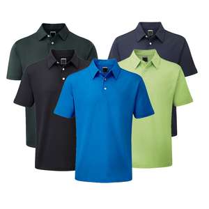 Polos de hombre de talla grande con logotipo personalizado de alta calidad, camisetas de golf de sublimación en blanco con mangas cortas, venta al por mayor directa de fábrica - Product Image 1
