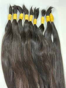Extensions de cheveux humains brésiliens non traités à cuticule droite de 6 à 32 pouces, faisceaux de cheveux naturels - Product Image 6