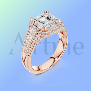 Bella flicks jewels Anillo de oro rosa de 18 quilates para joyería nupcial - Product Image 1