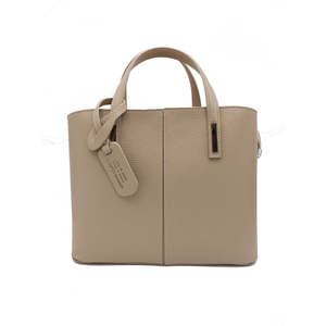 Structured <b>Handbag</b> in Genuine Dollar Leather - Made in Italy - Art. 24003 - Product Image 1