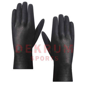 Gants en cuir pour hommes personnalisés 2026, style uni tendance, prix de gros pour les activités sportives de plein air, conduite - Product Image 2