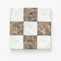Pierre en gros décoratif marbre Tic Tac Toe ensemble pour Table basse nouveauté populaire Super Tac-toe Console de jeu