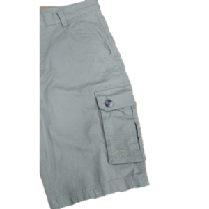 Shorts cargo décontractés pour hommes avec poche à fermeture éclair, coton, élasthanne, tissus ripstop, vêtements lavés - Product Image 4
