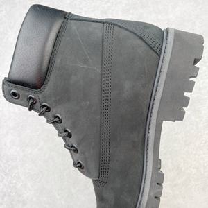 Bottes pour hommes en cuir suédé respirant de qualité supérieure, noires, design personnalisé, antidérapantes, à tige haute, robustes et sécuritaires - Product Image 6