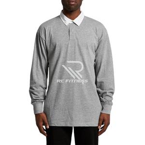 Polo de sport pour homme en gros, coupe ajustée, séchage rapide, col montant, 100 % coton, motif imprimé - Product Image 1