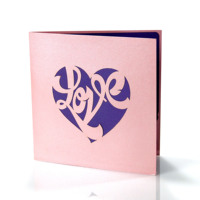 Nuevo Modelo de Tarjeta Pop-up 3D con Diseño Personalizado para el Día de San Valentín y Ocasiones de Agradecimiento, Proveedor de Papel al por Mayor