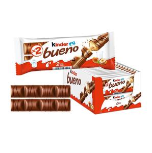 Barras Dobles de Chocolate Kinder Bueno, Barquillos Crujientes con Crema de Avellanas, Venta al por Mayor - Product Image 2