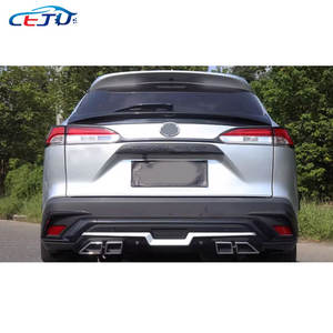 ABS Carbon Look Car Accessories Kits de carrocería Cubierta del panel de la puerta del <span class=keywords><strong>maletero</strong></span> trasero para <span class=keywords><strong>Toyota</strong></span> <span class=keywords><strong>Corolla</strong></span> <span class=keywords><strong>Cross</strong></span> X SUV XG10 2020-2025 - Product Image 6