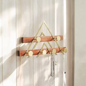 Modern Design Mixed Material Wall <b>Hooks</b> <b>Hanger</b> Attractive Looking Entryway <b>Hanger</b> Space Saving Solutions In Any Setting - Product Image 1