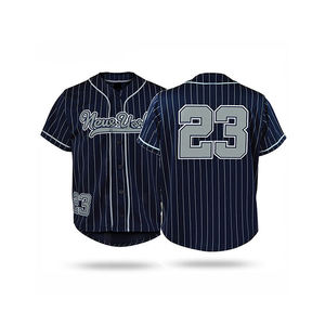 Maillot de baseball vierge de bonne qualité 2025 à la mode en gros maillot de baseball à manches courtes personnalisé Sublimation pas cher - Product Image 6