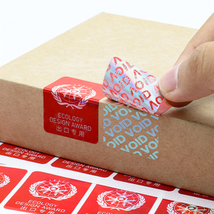 Benutzer definierte Manipulation Evident Seal Garantie Void Original Hologramm Aufkleber mit Seriennummer Qr <span class=keywords><strong>Code</strong></span> Brand Logo Label - Product Image 6