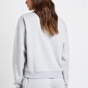 Survêtement au design élégant 2026, couleur unie, manches longues, coupe décontractée et confortable pour femme, haute qualité - Product Image 4