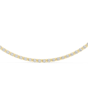 Collier en or rose 14 carats avec diamant rond de laboratoire cultivé, à porter tous les jours, pour femmes, minimaliste, luxueux, certifié, élégant, bijoux fins, cadeau - Product Image 3