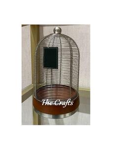 Metal And Wooden Food Serving Tray With <b>Dome</b> Exclusive Quality Serving Tray With <b>Glass</b> <b>Dome</b> For Wholesale - Product Image 1