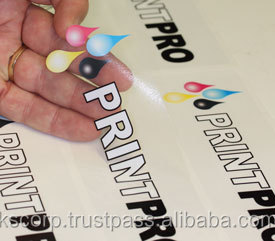 Custom <b>Clear</b> Vinyl Transparent Plastic Waterproof Stickers for Home Decoration UV Offset Printing - Product Image 4