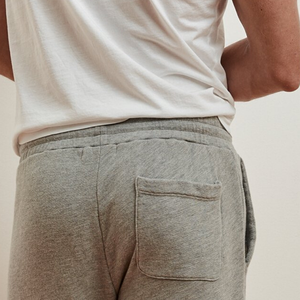 Shorts de sport gris uni pour hommes, de haute qualité, avec cordon de serrage, poches, séchage rapide, tissu imperméable, doux et respirant, vêtements de sport décontractés - Product Image 3