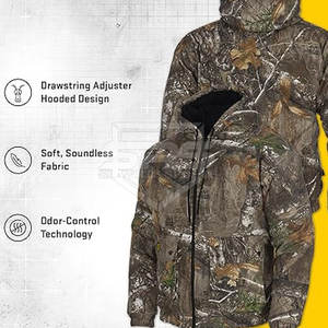 Derniers modèles de sweats à capuche de chasse pour hommes fabriqués au Pakistan, style streetwear, vente en gros, sweats à capuche de chasse pour hommes en promotion - Product Image 3