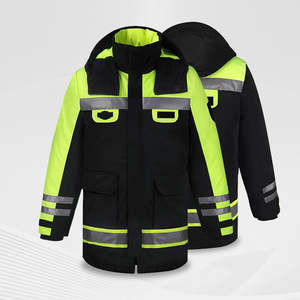 Custom Safety <b>Jacket</b> for Roadside, Factory, and Warehouse <b>Workers</b> Wholesale Custom Safety <b>Jackets</b> With Reflective Tape and Logo - Product Image 5