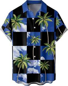 Camisa de Golf de Hombre en Terciopelo de Poliéster/Algodón, Nueva Camiseta de Manga Corta con Decoración de Botones en la Solapa, Corte Regular, Estilo Casual, Color Sólido - Product Image 1