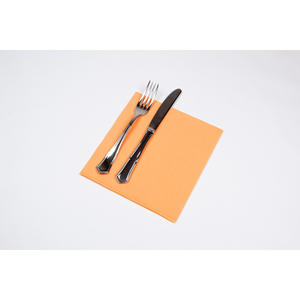 Serviettes de table Point-to-Point au saumon 40x40cm, 50 pièces, 24 paquets, B2B - Product Image 1