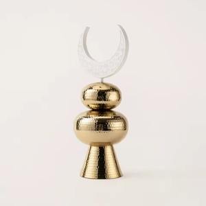 Elegant Metal <b>Gymnastic</b> Figurine Sculptural Table Object Unique Accent Modern Interiors Office Spaces Fitness Inspired Display - Product Image 1