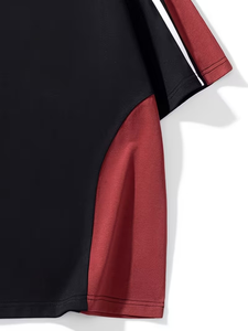 Camiseta de algodón puro para hombre, camiseta de manga corta de talla grande, holgada, estilo de hombro caído, transpirable - Product Image 6