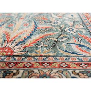Tapis en soie noué à la main Gulmarg, motif floral rouge-orange, rectangulaire, pour salon, tapis de couloir pour la maison, Pae-5581 - Product Image 3