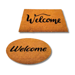 Alfombras de bienvenida de coco tejidas a mano con PVC antipolvo y de larga duración personalizadas, hechas en Vietnam - Product Image 1