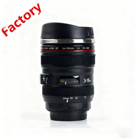 Fournisseur direct d'usine, promotion, meilleur prix, tasse souvenir unique, tasse à café réutilisable, objectif d'appareil photo, tasse à café 24-105