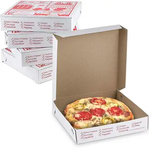 纸质设计矩形披萨盒汉堡标志滑块汉堡和披萨盒纸可折叠包装盒
