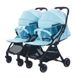 Carritos de Bebé <span class=keywords><strong>Baratos</strong></span> al por Mayor con Capacidad para 2 Niños, Cochecito Doble para Gemelos - Product Image 4