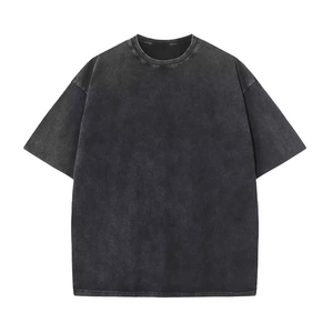 <span class=keywords><strong>Ropa</strong></span> de algodón pesado <span class=keywords><strong>para</strong></span> hombres Camiseta de peso pesado en blanco Camiseta de impresión <span class=keywords><strong>para</strong></span> hombres con camiseta impresa de prensa caliente personalizada - Product Image 2