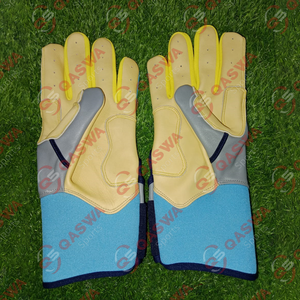 Nouveauté Gants de frappe de baseball en cuir personnalisés Tailles adultes Ambidextres Fermeture à boucle et crochet Adhérence forte Conception antidérapante - Product Image 2