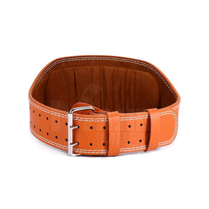 Ceinture d'haltérophilie avec logo personnalisé de marque propre ceinture d'haltérophilie soutien dorsal gymnastique exercice Fitness entraînement ceinture de levage - Product Image 2