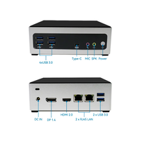 El más nuevo NUC 11th Gen i7 i9 tres pantallas mini computadora compatible con NVME WIFI 6 11950H tipo C mini PC para oficina y juegos